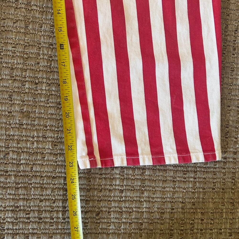 Lisa Says Gah Lucy Overall Pomodoro Stripe Red White M/L - Picture 9 of 10